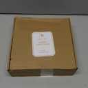 DN DECONATION Christmas Glass Ornaments, Flocked Velvet Hanging Ball Ornament with Assorted Sizes & Designs, Yellow Matte Ornament for Xmas Tree Decor Vintage Home Party (9PCS) (Set of 9, Light Gold)