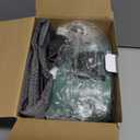 Vabaso Electric Lunch Box for Adults, 80W Heated Lunch Box Portable Food Warmer Lunch Box for Work/Men/Car/Truck with 1.5L 304 Stainless Steel Container Fork & Spoon, 110V/12V/24V (Dark Green)