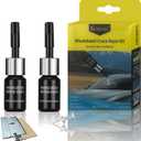 Windshield Repair Kit, 2025 Update Nano Glass Repair Fluid, Quick and Efficiency Fix for Chips, Cracks, Blueseye, Star Shaped (Black+Yellow)