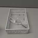 Clip-on Drawer organizers,desk organizer,can be clipped around the table to store small items (White)