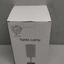 Bedside Lamp with Charging Station 74W2*3.94ft Retractable Cords & 2 USB Ports, 3 Way Dimmable Touch Lamps for Nightstand with LED Bulb, Desk Lamp with Charger for iPhone, iPad, Wood Base (Grey-Wood Grain)