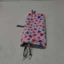 Bienbee 2 Pcs Ferret Rat Hammock Set for Cage Washable Guinea Pig Hideout Bed Soft Small Animal Hammock Tunnel Toys Ferret Cage Accessories for Hedgehog Sugar Glider Squirrel Hamster, Pink Hearts