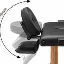 Universal Massage Table Face Cradle & Cushion, Adjustable Massage Chair Spa Bed Headrest & Face Pillow Support, Elastic Memory Foam Face Pillow Set Massage Table Accessories Massage Equipment