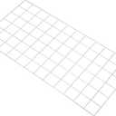 PATIKIL 24"x12" Wire Grid Panel, 1 Pack Wall Grid Decorative Panels Board Photo Pictures Display Decor Hanging Organizer for Home Office, White