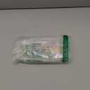 Aerbee Clear Figure Display Bag for LABUBU, Thickening Figures Storage Bag with Keychain, Medium Doll Hanging Blind Box, Portable Douple Zipper Closure Dustproof Collectibles Case for Dolls, Figures