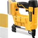 18 Gauge Cordless Brad Nailer & Staple Gun for De Walt 20V MAX Battery(No Battery), 2 in 1 Electric Nail Gun with 1000 Brad Nails and 1000 Staples for Home Improvement, DIY and Woodworking