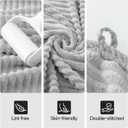 REDKISS Gray Bath Towels Set 8 Piece - Microfiber Bathroom Towels of 8 Large, Highly Absorbent Bath Towel, Soft Shower Towel for Bathroom, Hotel 2 Bath Sheet 2 Hand 2 Washcloths 2 Hair Towel Wrap