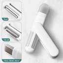 OneNine 3-in-1 Multifunctional Rotary Paring Knife, 360  Rotation Peeler, Stainless Steel Peeler Julienne Cutter Slicer, Household Kitchen Peeling Knife Suitable for Most Fruits and Vegetables.