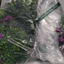 Artificial Flowers for Outdoors, 12 Bundles Multicolor Silk Fake Flower with Ferns for Spring Summer Decoration, UV Resistant Artificial Outdoor Faux Plants for Home Planter Porch Patio Yard Decor (Light/Deep Purple and Fern)