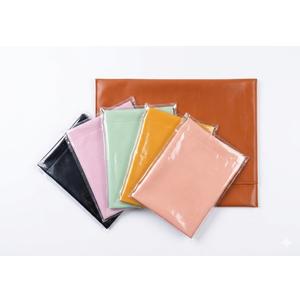Set of Multi-Colored PU Leather Travel Pouches, Portable Cosmetic and Accessory Organizers