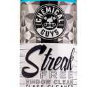 Chemical Guys Streak Free Glass and Window Cleaner - Works on Glass, Windows, Mirrors, and Screens, Ammonia-Free and Safe on Tinted Windows, for Cars, Trucks, SUVs, and Home Use - 16 oz