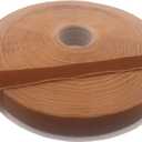 KLTRIBBON Vintage Ginger Velvet Ribbon Single Side,5/8 Inch X 25Yards Spool