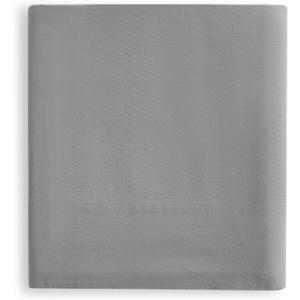 100% Cotton Flat Sheet Only Full Size, Dark Gray, Crisp Percale Weave, Lightweight & Breathable, Durable, Easy Care Top Sheet only by Linen Closet