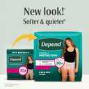 Depend Fresh Protection Adult Diapers, Incontinence Underwear for Women, Disposable, Maximum, Medium, Blush, 76 Count (2 Packs of 38)