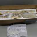 WUZUPS 3-Light Bathroom Light Fixture Over Mirror Morden Vanity Wall Sconces Light Clear Crystal Drop for Bedroom Living Room, E12 Base, Gold