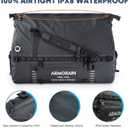 120-140L large Capacity Airtight Waterproof Travel Dry Bag,Equipped with Durable Inflatable Shoulder Straps and Handles Suitable for Diving Equipment Motorcycles Rowing Kayaking Camping