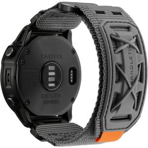 Bandletic Compatible With Garmin Instinct 2X Watch Band - 26mm Quick Fit Nylon Strap Replacement for Fenix 8 51mm 7X 6X Pro/5X Plus/3 HR/Solar 3 50mm/Enduro/Tactix/Epix Pro2/Quatix 8 51mm 7x 6x