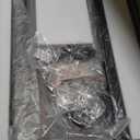 Huuger Folding Desk with Storage Shelf, 31.5 Inch Foldable Computer Table for Small Spaces, Space Saving Sofa Table for Couch, Writing Work Office Computer Desk, Easy to Fold, Rustic Brown