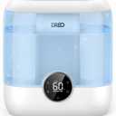 DREO 6L Top Fill Humidifiers for Bedroom, 60H Runtime 28 dB Quiet Supersized Cool Mist Air Humidifiers for Large Room, Baby Nursery, Plant, Indoor, Night Light, Easy to Clean, Precise Humidity Control (Blue)