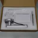 Fingerprint Smart Lever Lock TUYA APP Control Keyless Entry Bluetooth Touchscreen Indoor Handle Biometric Electronic Digital Door Knob with Keypad Suitable for Hotel Office Apartment Bedroom (Silver 2)