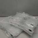 12 Pack Clear Acrylic Shelf Dividers for Closet Shelf Organizer of Bedroom Kitchen Office Bathroom Organizer for Clothes Books Hats and Handbags