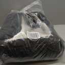 BurgeonNest Dog Car Seat for Small Dogs, Soft Pet Car Travel Home Bed Under 25 lbs, Fully Detachable and Washable Cat Booster Carseats with Storage Pockets and Clip-On Leash Portable Carrier,Black