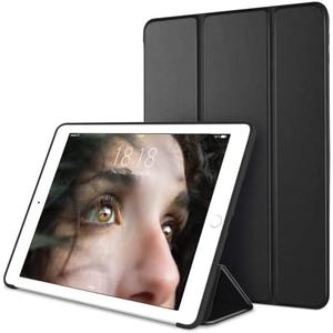 DTTO Mini Case for iPad Mini 3/2/1, (Not Compatible with Mini 5th Generation) Ultra Slim Lightweight Smart Case Trifold Cover Stand with Flexible Soft TPU Back [Auto Sleep/Wake],Black