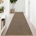 BEQHAUSE Hallway Runner Rugs 2.6x8, Hallway Rug Non-Slip Washable(Rolled-Up NO Creases), Runner Rug Absorbent Stain Resistant Hall Rug Carpet Runner, Entryway Rugs Floor Mat Laundry Room Rugs, Taupe