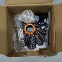 Uniclife Aquarium Volcano Ornament Kit with Air Stone Bubbler Fish Tank Decorations (Yellow)