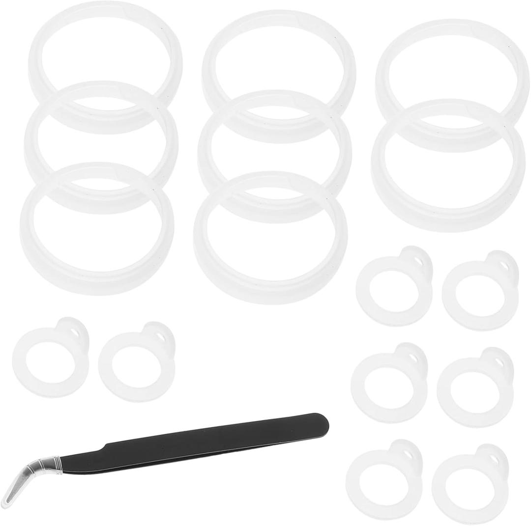 Cabilock 1set Reusable Silicone Sealing for Water Bottles Gaskets for Insulated Containers Easy to Clean Dishwasher Safe Replacement Parts for Secure Sealing