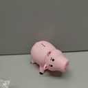 PHOCAS Hamm Piggy Bank Unbreakable Cute Pink Pig Money Bank Plastic Saving Coin Bank for Kids Christmas Birthday Gift