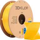 3DHoJor PLA High Speed Printer Filament 1.75mm 1kg Cardboard Spool (2.2lbs) Rapid PLA to 5X Faster Printing Filament Dimensional Accuracy +/- 0.02 mm Fits for Most FDM 3D Printer-Yellow