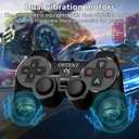 OSTENT Wired Analog Controller Gamepad Joystick Joypad for Sony Playstation PS2 PS1 PS One PSX Console Dual Shock Vibration Video Games
