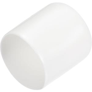 uxcell 15pcs Rubber End Caps 30mm ID Vinyl Round End Cap Cover Screw Thread Protectors White