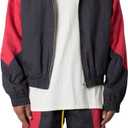 mnml Men's Twill Racing Jacket (X-Large, Black/Red)