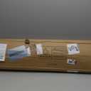 Double Curtain Rods for Windows 28 to 48 inch, 1 inch Matte Black Industrial Curtain Rod Heavy Duty Blackout Wrap Around Curtain Rods (29"-50")