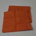 MIULEE Pack of 2 Decorative Outdoor Solid Waterproof Fall Throw Pillow Covers Faux Linen Garden Farmhouse Cushion Cases for Summer Patio Tent Balcony Couch Sofa 12x12 Inch Orange
