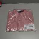 Amazon Essentials Women's Georgette Long Sleeve Relaxed-Fit Pockets Shirt (Pink, XS)