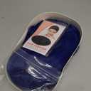 Dark Blue Wigs for Women Long Curly Wavy Blue Wig with Bangs Heat Resistant Synthetic Wigs for Cosplay Costume Party