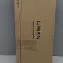 LISEN Tablet Stand iPad Stand for Desk Mount [Ultra Sturdy 2 Clamps] iPad Holder for Tablet Holder Mount Desk Accessories for Men fits iPad Air, iPad 12, iPhone 17e, 4-13" Device (Black)