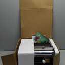 Qcen Juicer Machine, 800W Centrifugal Juicer Extractor with Wide Mouth 3 Feed Chute for Fruit Vegetable, Easy to Clean, Stainless Steel, BPA-free (Black)