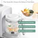 MOMYEASY Baby Food Maker, Baby Food Steamer and Puree Blender, Food Processor Chopper Grinder Steamer in-One, Auto Cooking & Grinding with Touch Control Panel&Self Cleans, BPA-Free