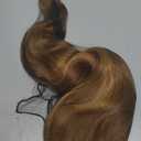 Long Brown Mixed Blonde Wigs for Women Highlights Blonde Wig Natural Middle Part Synthetic Curly Hair Heat Resistant Fiber Hair Replacement Wigs for Daily Party (26'')