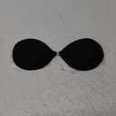 Niidor Sticky Bra Women's Strapless Backless Invisible Push up Silicone Bra with Nipple Covers B Cup