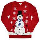 Carolyn Taylor Women's Long Sleeve Snowman Pullover Christmas Sweater NWT Medium