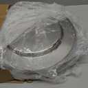 Vesici 24 Pcs Silver Stainless Steel Charger Plates 13 Inch Round Metal Charger Plates Bulk Mirror Elegant Charger Luxury Table Decor for Wedding Dinner Party