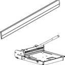 13" Replacement Blade LVT-330RB; For 13" Pro Vinyl floor cutter LVT-330 & NLVT-330 (13"L x 24mm W.)