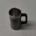 Stanley Stay-Chill Beer Stein 24 oz | Heavy Duty Big Grip Handle | Beer Tumbler Drink Cup, Holds 2 Cans | Insulated Stainless Steel Party Mug | BPA-Free (Hammertone Green)