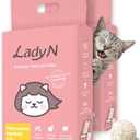 Lady N Cat Attract Tofu Litter  Natural Attractant Formula for Litter Box Training, Calming Pheromone for Multi-Cat Homes, Granular Mini-Pellet Shape for Self-Cleaning Box, 18lb (9lb x 2bags)