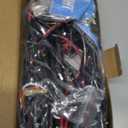 Nilight 16AWG LED Light Bar Wiring Harness Kit 12V On/Off 2 Gang Rocker Switch Panel Power Relay Blade Fuse 5Pin Toggle Switches for Cars Boat ATV Trucks-4 Leads